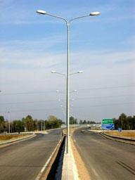 Силовые опоры – оптимальное решение для освещения дорог и улиц